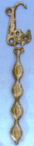 Photograph of a cast silver bead row pendant earring &copy; Fodor, Istv�n Ed. The Ancient Hungarians Budapest: Hungarian National Museum, 1996
