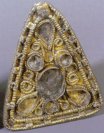Photograph of a bronze earrings made in the Byzantine style &copy; Fodor, Istv�n Ed. The Ancient Hungarians Budapest: Hungarian National Museum, 1996